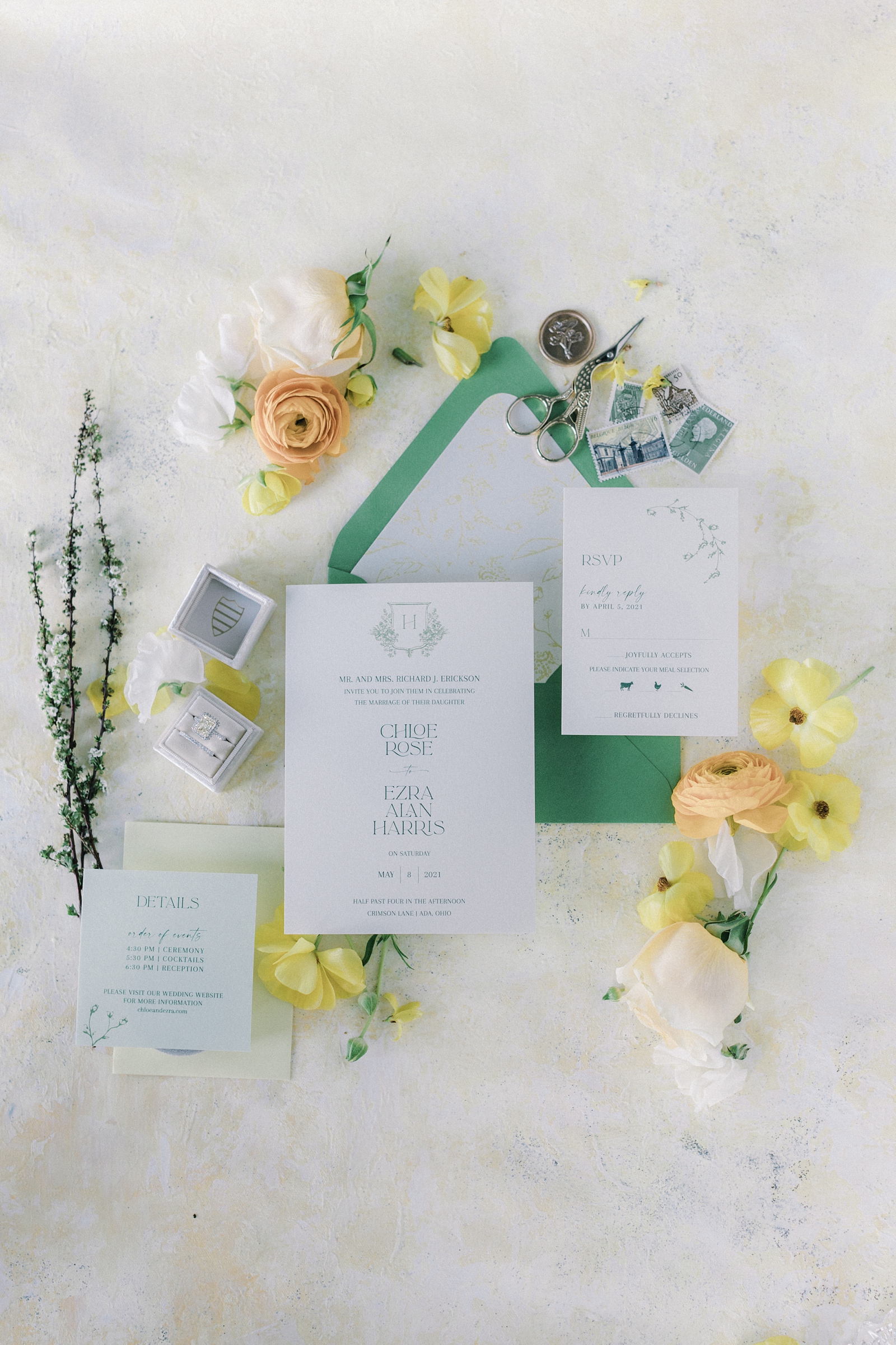 Spring Wedding invitation
