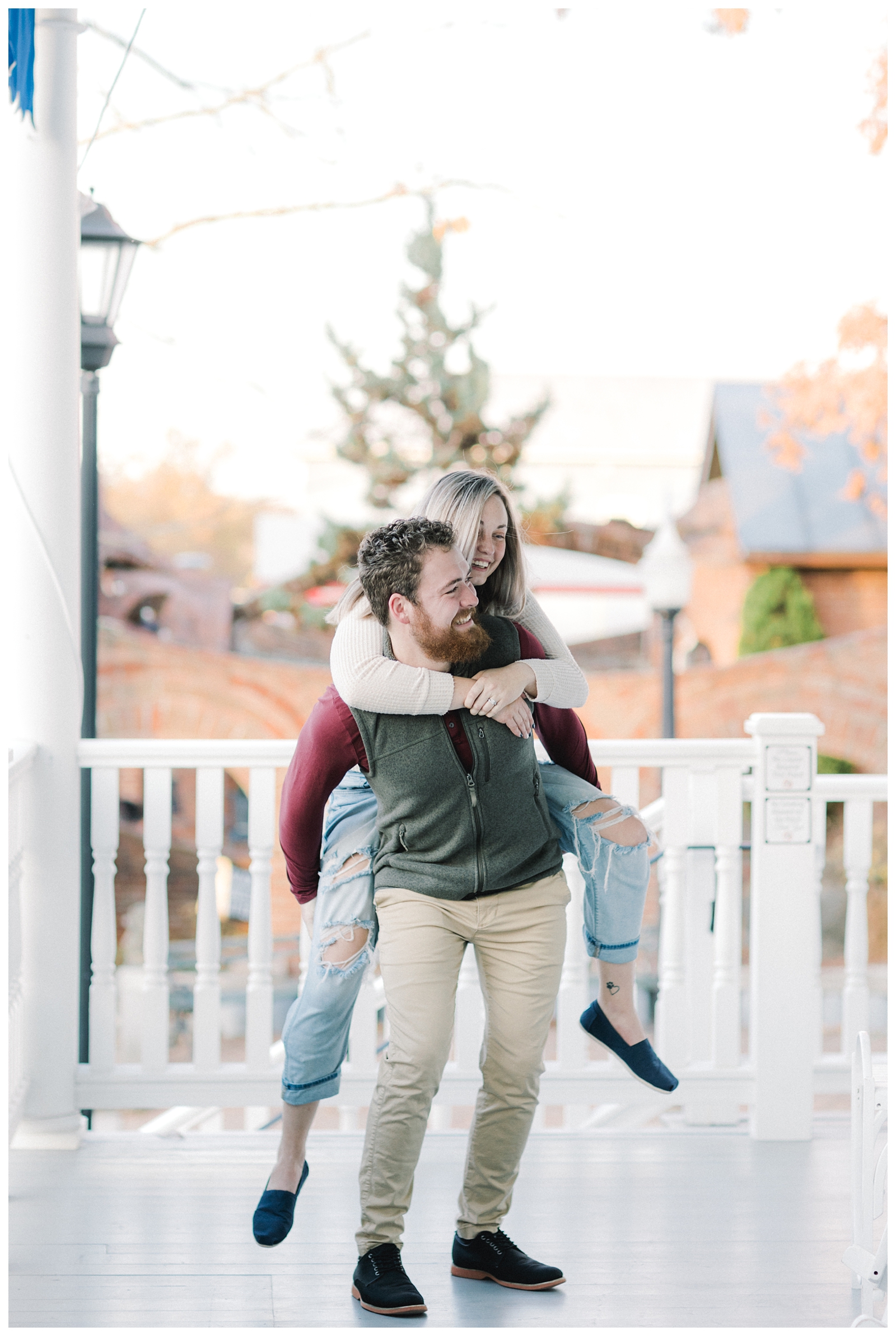 Yellow springs engagement photos